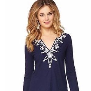 Lilly Pulitzer Blue Westley Tunic - Size Small